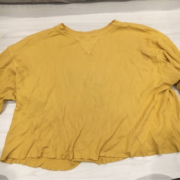 BUNDLE of 2 Brandy Melville Waffle Tops - Picture 4 of 6